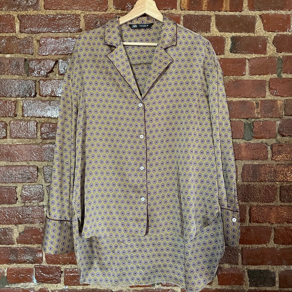 Zara Pajama Blouse